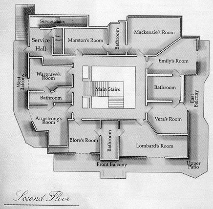 Second Floor Map