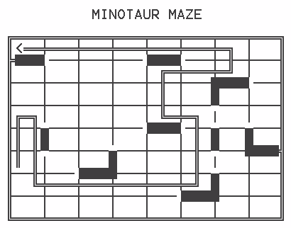 Minotaur Maze Solution
