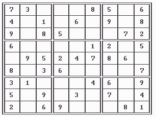 Sudoku Puzzle